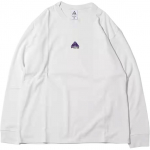 Nike Logo Tr&uuml;kiga &Uuml;mmarguse Kaelusega Pikkade Varrukatega T-s&auml;rk Meeste Topid Summit-White DR7754-122 XL
