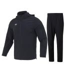 Under Armour stiilne lukuga dressipluus ja mugavad n&ouml;&ouml;riga p&uuml;ksid Vabaaja spordikomplekt Meeste komplektid Must 22500408-001+23600701-001 XXXL