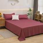 1 tk Voodi Lame Lakan Kahekohalisele Voodile Tavaline &Uuml;hev&auml;rviline Pealmine Lakan &Uuml;hekohalisele/Queen/King Voodile Pehme Kodune Voodipesu Lakanid 120x230cm Only a sheet