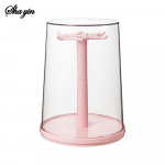 1 tk Pimekarbi hoiustamise v&auml;ljapanekualus, L&auml;bipaistev p&ouml;&ouml;rlev pehme m&auml;nguasja figuuride hoiukarp, Hoiukarp Labubu jaoks roosa