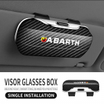 Auto Prillikarp Kasti P&auml;ikeseprillide Hoidik P&auml;ikesesirmi Hoiustamine Kaitseraamiga Kasti Prilliklamber Fiat Abarth 695 595 500 124 500 C jaoks