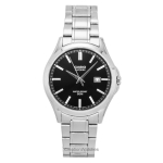 Casio Standard Analoog Roostevabast Terasest Must Tihvarts MTS-115D-1AV Meeste K&auml;ekell must