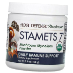 Seenekompleks, Host Defense Mushrooms Stamets 7 Pulber, Fungi Perfecti 100g (71441012) 100g
