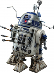 Hot Toys Movie Masterpiece Star Wars Episode Kloonide r&uuml;nnak M&otilde;&otilde;tkava umbes 18cm MMS651 II R2-D2 1/6 Kuju, Valge, Pikk, valge