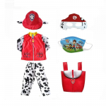 Anime Koerapatrull Laste T-s&auml;rgid P&uuml;ksid Seljakott M&uuml;ts Marshall Chase Skye Zuma Rubble Laste Patrullivormid Halloweeni Cosplay Kost&uuml;&uuml;m as the picture-XS-110