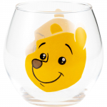 Disney the Juice Umbes 9x9cm N&auml;ljane Naljakas Puhh Puhh S&uuml;nnip&auml;ev Valmistatud SAN4664 Puhh Kahepoolne Klaas, Suur,