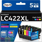 5 tk LC422XL &Uuml;hilduv Brotheri kassettidega LC422 LC422VAL LC422XL Brother MFC-J5345DW MFC-J5340DW MFC-J5740DW MFC-[J116] jaoks