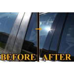 6 tk komplekt Ukse liistud Klaverikatte komplekt Mustad piilaripostid Jeep Cherokee jaoks 14-17