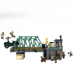 769 tk II maailmas&otilde;ja Budapesti lahingu sillistseeni ehitusklotsid Klassikaline s&otilde;javaate mudeli klotsikomplekt koos figuuridega Laste DIY m&auml;nguasi kingitus Karbita