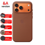 Seif 1:1 Originaal Apple Techwoven Magnetiline &Uuml;mbris iPhone 17Pro Maxile &Uuml;mbris Traadita Laadimine T&auml;ielik Logo Kaitse 17Pro Kate iPhone 17 Pro &A oranž