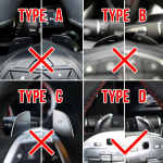 2x Roolil&uuml;litid Mercedes AMG A45 C43 C63 E63 E53 GLC63 GLE53 jaoks