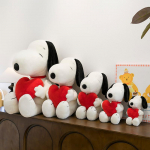 Uus Snoopy pl&uuml;&uuml;sist m&auml;nguasi, armas koeranukk 55cm valge