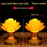 Sulamist Vask Lootos LED Laetav Bodhisattva Buddha Templi Lamp