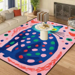 Kassivaip Pehme libisemiskindel ristk&uuml;likukujuline matt Sobib elutuppa, magamistuppa ja v&auml;lisp&otilde;randamattideks V&auml;rvilised kodukaunistusmatid 120x160cm