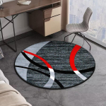 Euroopa Geomeetriline &Uuml;mmargune Vaip Elutoa Kaunistus Kodu Diivani Tooli K&otilde;rval Jalamatt Magamistoa Voodi&auml;&auml;rsed Vaibad Tualettruumi P&otilde;randamatt 4.5ft(140x140cm)