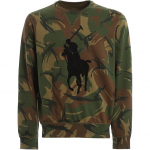 Polo Ralph Lauren Suure Hobuse Logoga Applique &Uuml;mmarguse Kaelusega Pikkade Varrukatega Camouflage Dressipluus Meeste dressipluus 710795602-001 S