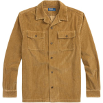 Polo Ralph Lauren Klassikaline Puuvillane Sametine &Uuml;hev&auml;rviline Laagrikrae N&ouml;&ouml;bitav Pikkade Varrukate S&auml;rk Meeste s&auml;rgid Pruun 710876980-009 S brown