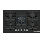 Gaasipliit - BOSCH - PPQ7A6I40 - 75 cm - 5 p&otilde;letit - Must karastatud klaas