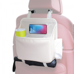 Autoistme hoiukott Auto dokumendihoidik Pudelikoti korraldaja PU-nahast autoistme seljatoe hoiukott Auto dokumendihoidik Maasturile kollane