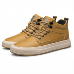K&otilde;rge s&auml;&auml;rega meeste tossud Moodsad meeste vabaajajalatsid Ehtsad nahast tossud Tenis Masculino K&otilde;ikjale sobivad Streetwear Rula kingad Meestele 37 pruun