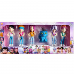 Uus 6 tk/komplekt Anime Saja Boys Kpop Demon Hunters Seeria Figuur M&auml;nguasi Kaunistus Kujud Ornament J&otilde;ulud Laste M&auml;nguasjad Kingitused