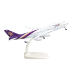 20cm 747 Lennukimudel M&auml;ngulennukid B747 Thai Airways Sulamist Reisija Metallist M&otilde;&otilde;tkavaga Lennukim&auml;nguasjad & Telikud Hobi Seeria white