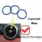 Car styling for Mazda MX5 CX3 MX-5 RF ND Auto Air Conditioner AC Vent Outlet Ring CX3 sinine