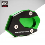 Motorcycle Accessories CNC Side Stand extension kickstand foot enlarger For KAWASAKI VERSYS X 300 300 250 X300 X250 Black Green