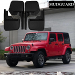 New upgrade Car Mud Flaps for Jeep Wrangler JK 2007~2017 Mudguard Splash Guards Fender Mudflaps Auto Accessories