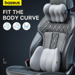 Baseus Autopeatoe V&ouml;&ouml;toaalipadi 3D M&auml;luvahust Istmetugi Kodu kontori kaelatoeks Hingav Autotagune Nimmepadi Neck Pillow Grey