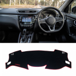 Car Dashboard Sun Shade Cover trument Desk Non-slip Mat For Nissan Qashqai J11 2014 2015 2016 2017 2018  Accessories RHD Red Side
