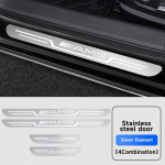 Roostevabast terasest auto uksepaksu kriimustusplaat Mercedes Benz AMG CLA GLC GLK GLA A B C E klassile W203 W206 W220 W205 W211 W212 W201 AMG-4