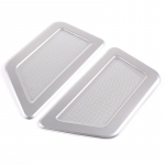 For BMW ix 40 50 M60  2024 Stainless Steel Silver Car Rear Air Vent Conditioner Outlet Dust Cover Interior Accessories must