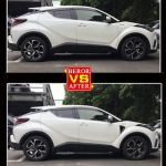 2 tk Auto K&uuml;lgtiiva &Otilde;huvoolu Poritiiva Iluv&otilde;re Sisselaskeava Tuulutusava Liist Toyota CHR C-HR 2016-2018 jaoks Black Silver