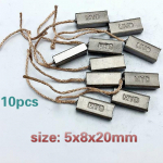 20pcs 5X7X20mm 5X8X20mm High quality Car Generator Brush Brush Regulator Rear Outlet Line 5X8X20mm