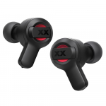 JVC Kenwoodi juhtmevabad Bluetooth-k&otilde;rvaklapid s&uuml;gava XX ja kuni 24 tunni heliga ning Bluetooth Punane HA-XC62T-R Bassi, Seeria, Mikrofoniga, 4,4g (k&otilde;rva kohta), Taasesitus,