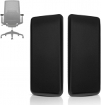 1 paar tooli k&auml;etugede katteid asendus sobib Haworth Very kontoritooli k&auml;etugede asenduseks must