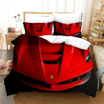 3D tr&uuml;kiga autod s&otilde;idukid Voodipesukomplekt 3D tr&uuml;kitud Sobib magamistuppa Tekikott komplekt padjap&uuml;&uuml;ridega Lapsed Kodu tekstiil AU Single(140*210cm)3pcs
