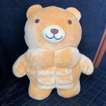 Lihaseline Keha Karu L&otilde;vi Pl&uuml;&uuml;snukk Armas Lihaseline Pl&uuml;&uuml;sist M&auml;nguasi T&auml;idisega M&auml;nguasi Kawaii Joonis Tugev Loom Padi Poisi S&otilde;branna Kingitused 30CM