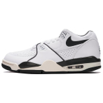 Nike Air Flight 89 Summutus Kulumiskindel Hingav Kerge Madal S&auml;&auml;reosa Vintage Korvpallijalatsid Meeste Valge HJ4484-101 40.5 white