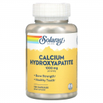 Solaray, Kaltsiumh&uuml;droks&uuml;apatiit, 1000 mg, 120 kapslit (250 mg kapsli kohta)