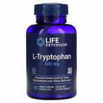 Life Extension, L-tr&uuml;ptofaan, 500 mg, 90 taimetoidukapslit