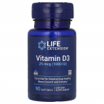 Eluea pikendamine, D3-vitamiin, 25mcg (1000 R&Uuml;), 90 pehmet geeli
