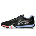 Li Ning Saga 2 Lite Rubber Breathable Low top Badminton Shoes Unisex Black White AYTT003-1 36