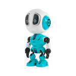 Robot VOICE BLUE r&auml;&auml;gib kordab tulesid Rebel