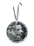 Norfolk Terrier - crystal bauble with a photo, dog photo in crystal, personalized Christmas tree ornament by Art-Dog brand puhas