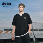 JEEP SPIRIT Meeste Vahvli imitatsiooniga Kaheosaline L&uuml;hikeste Varrukatega T-s&auml;rk XL