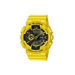 CASIO Meeste vedelkristall/analoog topeltn&auml;iduga seeria Must k&auml;ekell GA-110NM-9A GA-110NM-9A Bright Yellow Strap