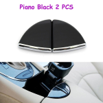 W211 Auto Keskkonsooli Kaas K&auml;etoe Lukk Riiv Vabastusnupu Kate Mercedes Benz E-klassile 2005-2008 E200 E350 2116804284 Piano Black 2 PCS black