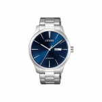 CITIZEN Klassikaline Mehaaniline Liikumine Roostevabast Terasest Rihmaga K&auml;ekell Meeste Kellad Sinine T&auml;hik NH8350-83LB Silver Strap